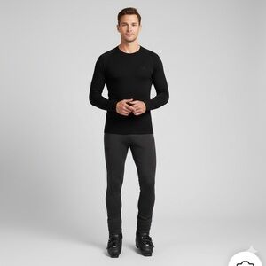 ICEBREAKER Men's Bodyfit 200 Merino Wool Long Sleeve Crewe Thermal Top, M